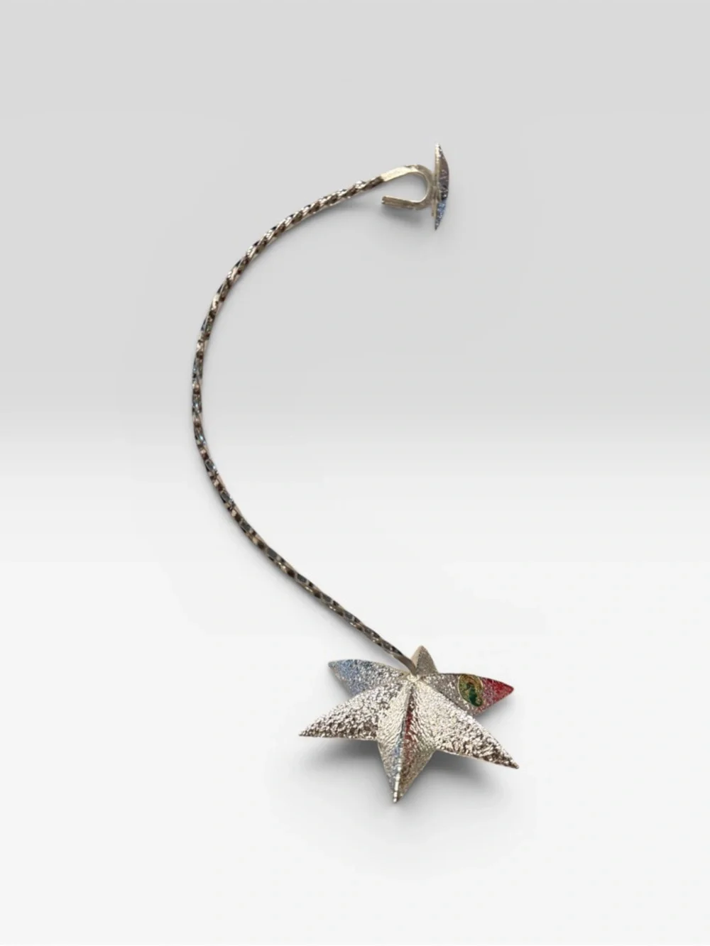 2003 WATERFORD Silver Plated Star Christmas Ornament Stand Hanger 142173 - NEW